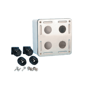 4 PORT INDUSTRIAL BOX WITH PATCH PLUG OUTDOOR