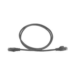 Cat.6A 4 pair F UTP patch cord T568B LSZH 1M gray