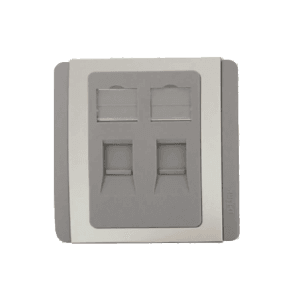 Faceplate Double UK GRAY