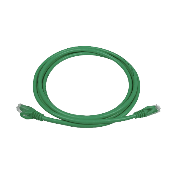 PowerMAX Green Cat.6 U UTP T568B Patch Cord PVC with Divider